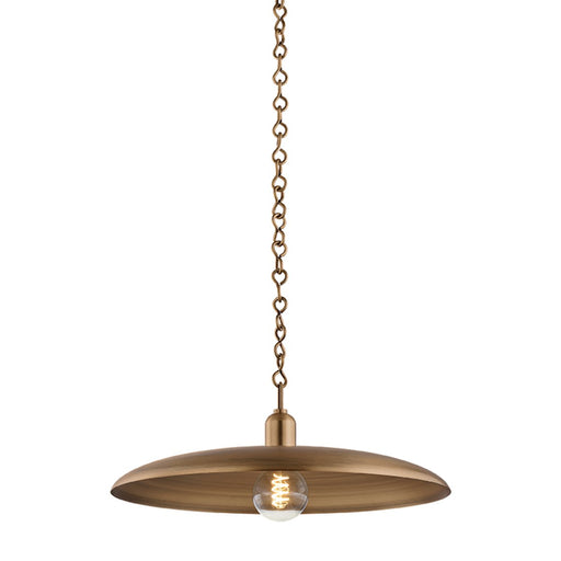 Mamie Small Pendant in Patina Brass