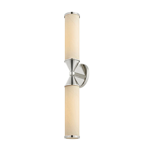 Zinnia 2-Light Wall Sconce in Polished Nickel