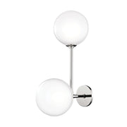 Ashleigh 2-Light Wall Sconce in Polished Nickel