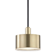 Nora Pendant in Aged Brass