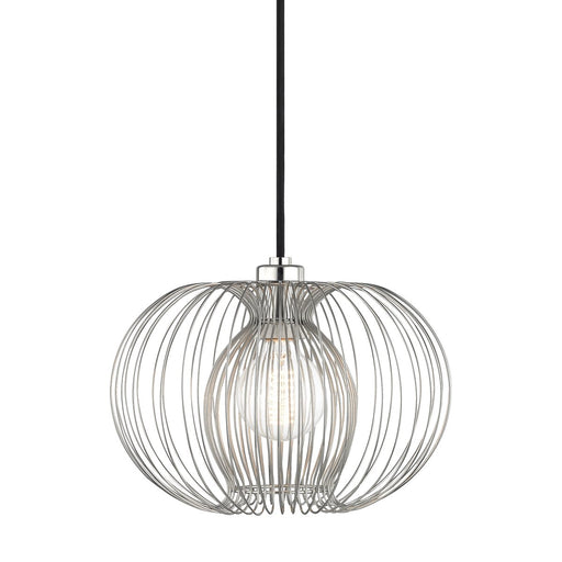 Jasmine Small Pendant in Polished Nickel