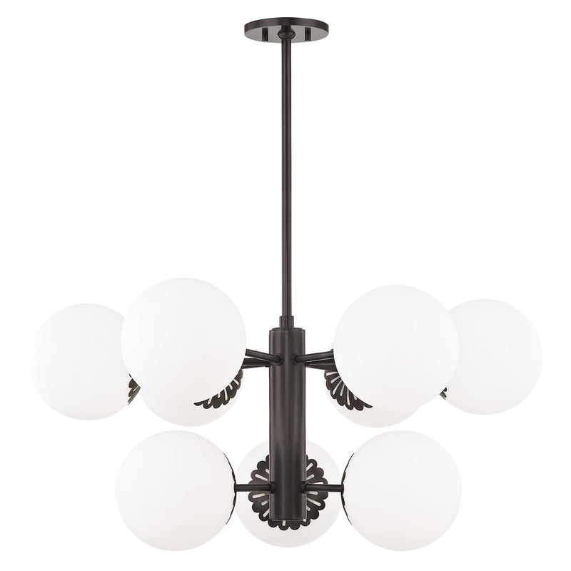 Paige 9-Light Chandelier in Old Bronze