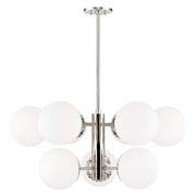 Paige 9-Light Chandelier in Polished Nickel