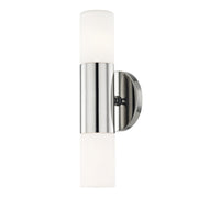 Lola 2-Light Bath Vanity Light in Polished Nickel