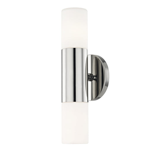 Lola 2-Light Bath Vanity Light in Polished Nickel