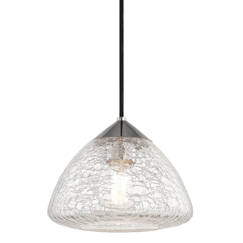 Maya Small Pendant in Polished Nickel