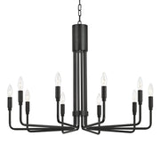 Brigitte 10-Light Chandelier in Old Bronze