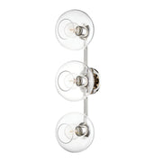 Margot 3-Light Bath Vanity Light in Polished Nickel