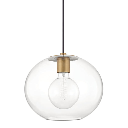 Margot 12" Pendant in Aged Brass