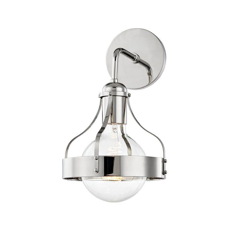 Violet 7.5" Wall Sconce in Polished Nickel