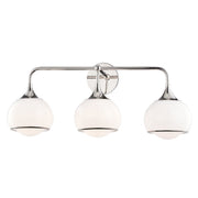 Reese 3-Light Bath Vanity Light in Polished Nickel