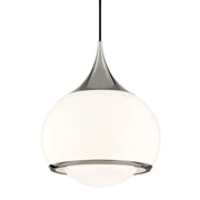 Reese Large Pendant in Polished Nickel