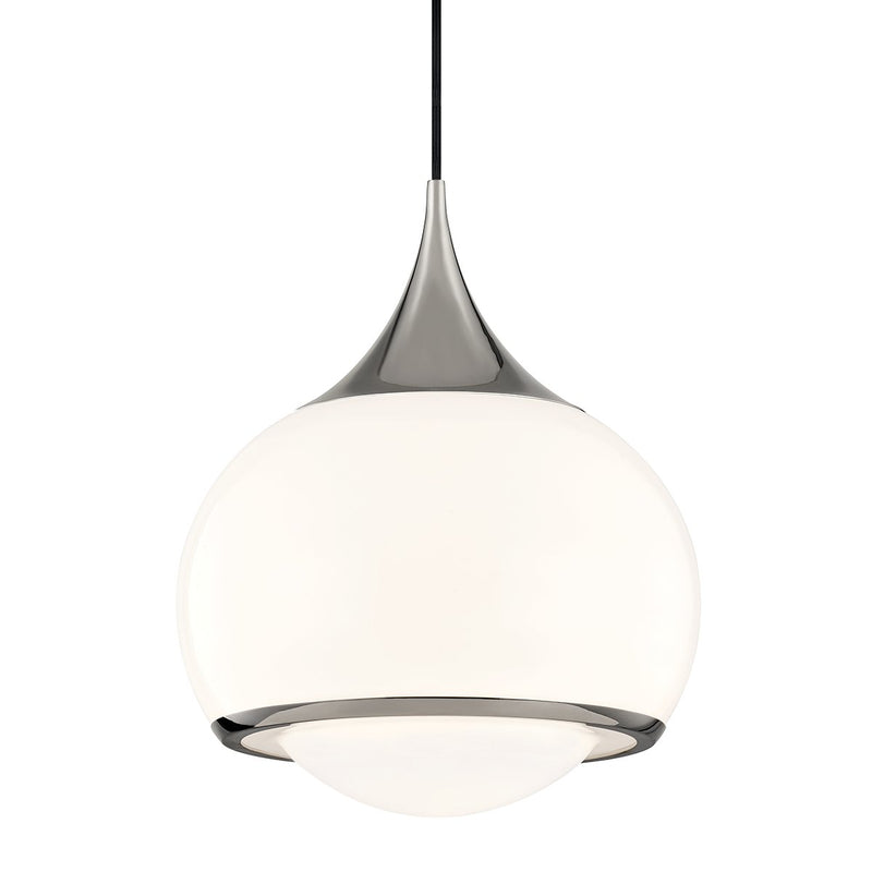 Reese Large Pendant in Polished Nickel