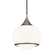 Reese Medium Pendant in Polished Nickel