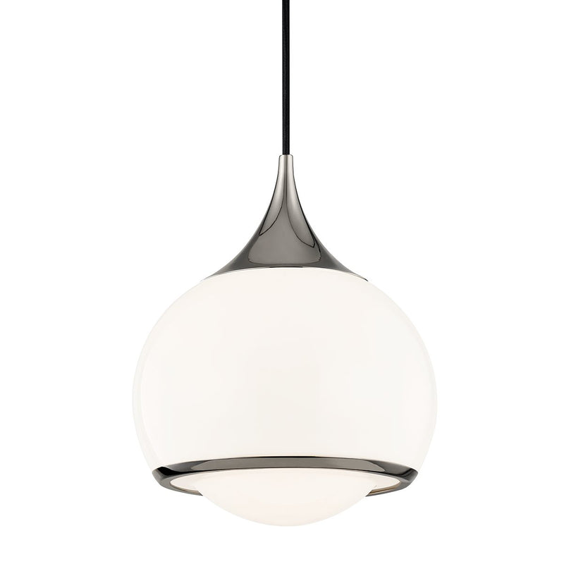 Reese Medium Pendant in Polished Nickel