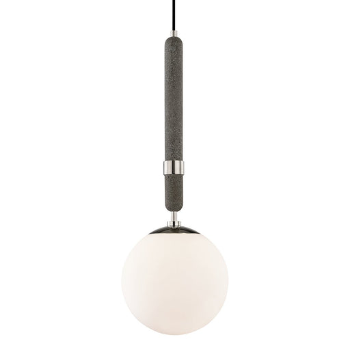 Brielle Large Pendant in Polished Nickel