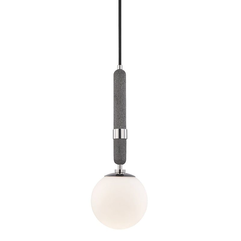 Brielle Small Pendant in Polished Nickel
