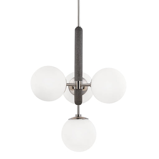 Brielle 4-Light Chandelier in Polished Nickel