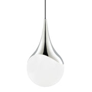 Ariana Large Pendant in Polished Nickel