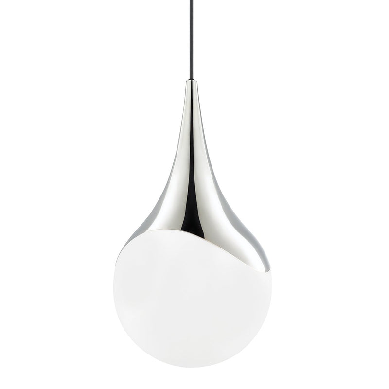 Ariana Large Pendant in Polished Nickel
