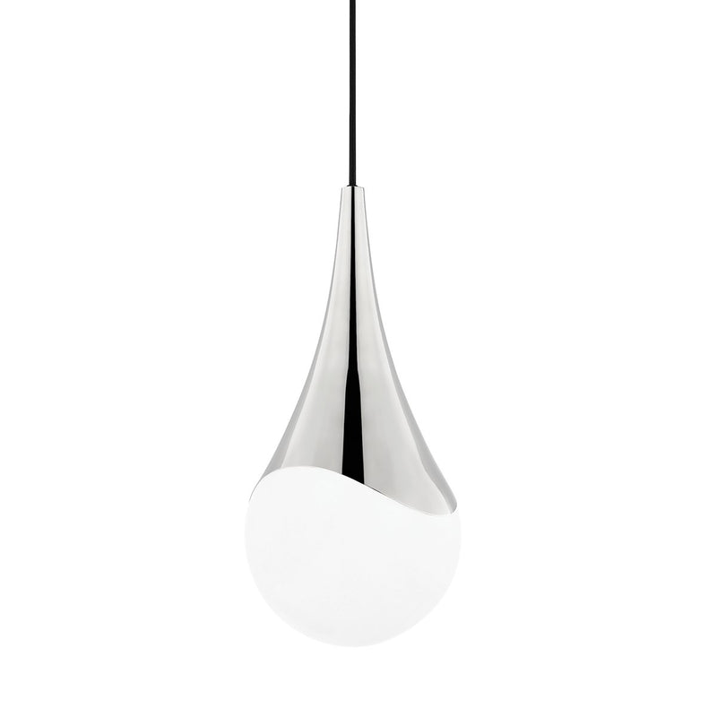 Ariana Small Pendant in Polished Nickel