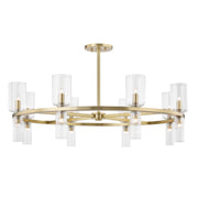 Tabitha 16-Light Chandelier in Aged Brass