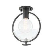 Ringo Semi-Flush Mount in Old Bronze