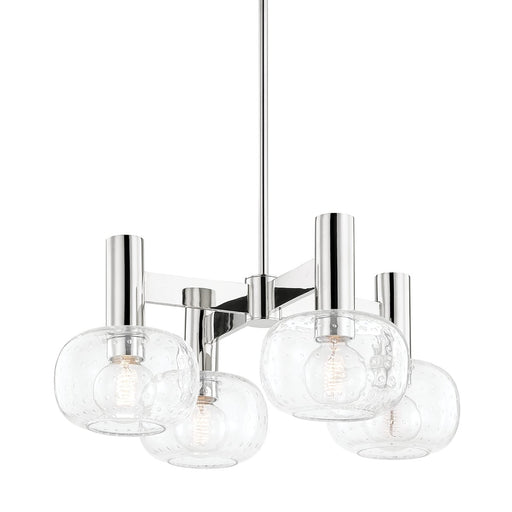 Harlow 4-Light Chandelier in Polished Nickel