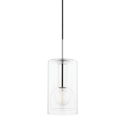 Belinda 6" Pendant in Polished Nickel