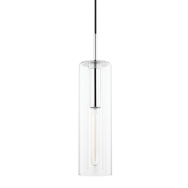Belinda 4.75" Pendant in Polished Nickel