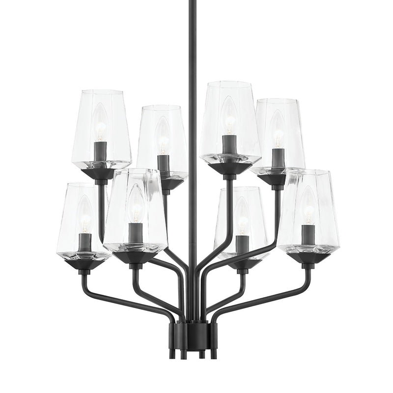 Kayla 8-Light Chandelier in Old Bronze