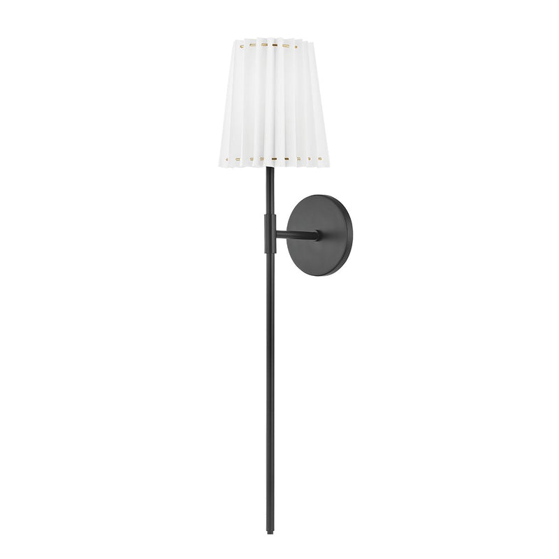 Demi Large Wall Sconce in Soft Black