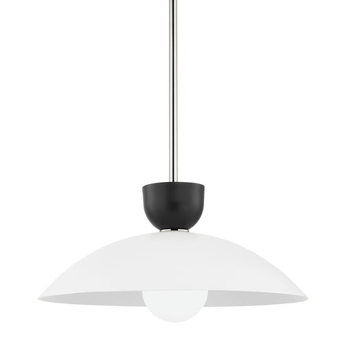 Whitley Large Pendant in Polished Nickel