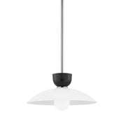Whitley Small Pendant in Polished Nickel