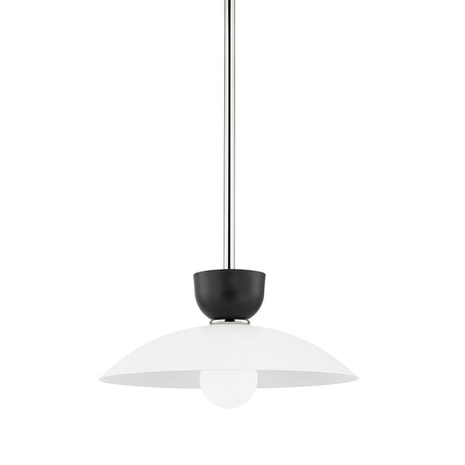 Whitley Small Pendant in Polished Nickel