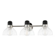 Camile 3-Light Bath Vanity Light in Polished Nickel