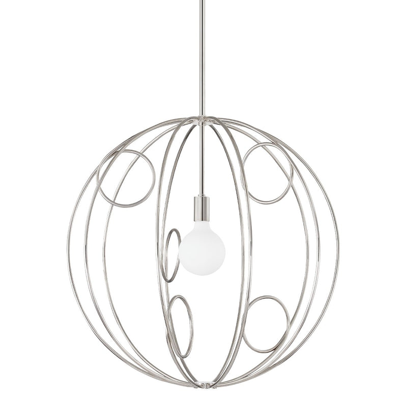 Alanis 28" Pendant in Polished Nickel