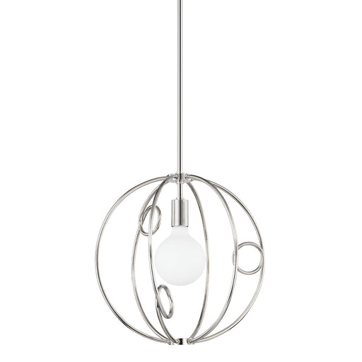 Alanis 16.5" Pendant in Polished Nickel