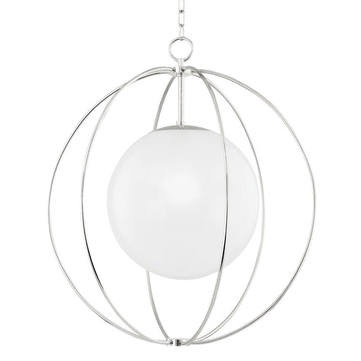 Lyla Large Pendant in Polished Nickel
