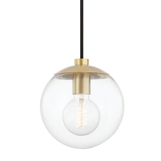 Meadow Pendant in Aged Brass