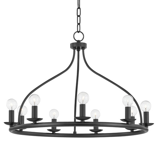 Kendra 9-Light Chandelier in Old Bronze