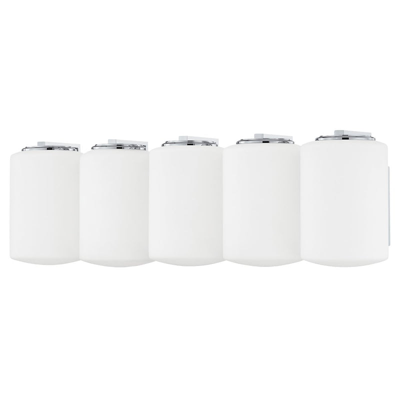 Chantal 5-Light Bath Vanity Light in Polished Chrome