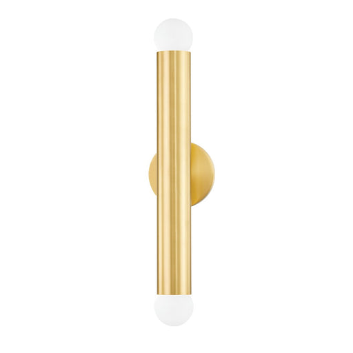Taylor 2-Light Wall Sconce in Aged Brass