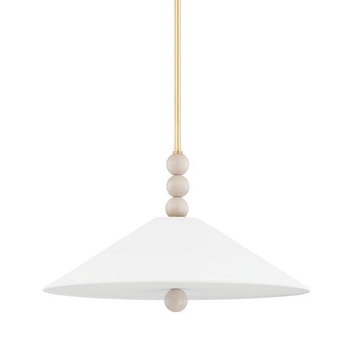 Alexis 2-Light Pendant in Aged Brass