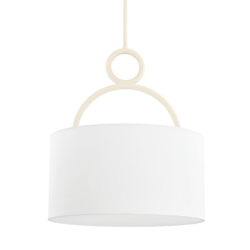 Wynter 3-Light Pendant in Texture Cream
