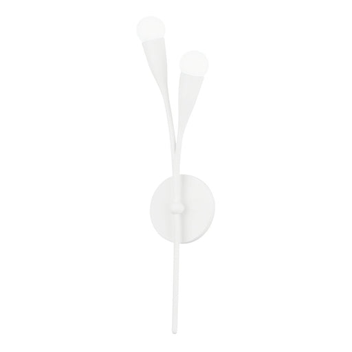 Elsa 2-Light Wall Sconce in Texture White