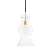 Mirabel Large Pendant in Aged Brass