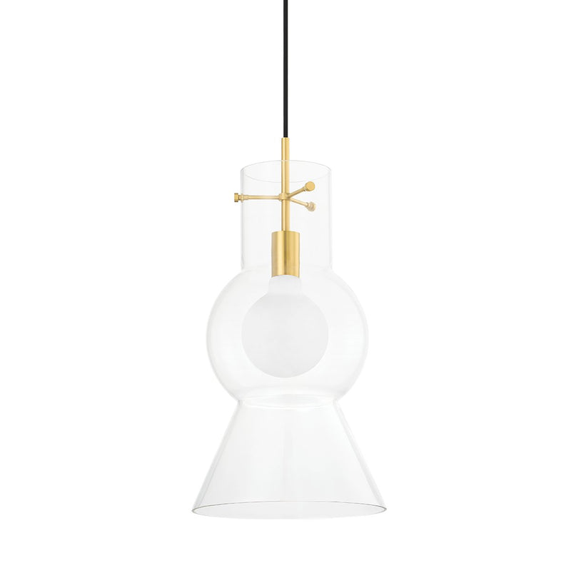 Mirabel Large Pendant in Aged Brass