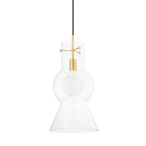Mirabel Large Pendant in Aged Brass