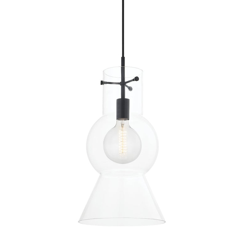Mirabel Large Pendant in Soft Black